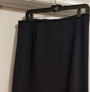 Basic Equipment Black  Pencil Skirt. Size 14